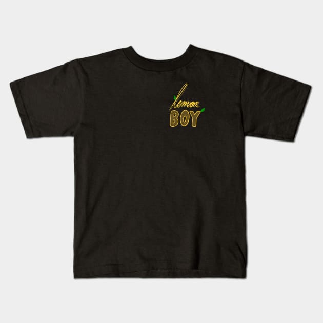 Lemon Boy - cavetown Kids T-Shirt by Josiepink